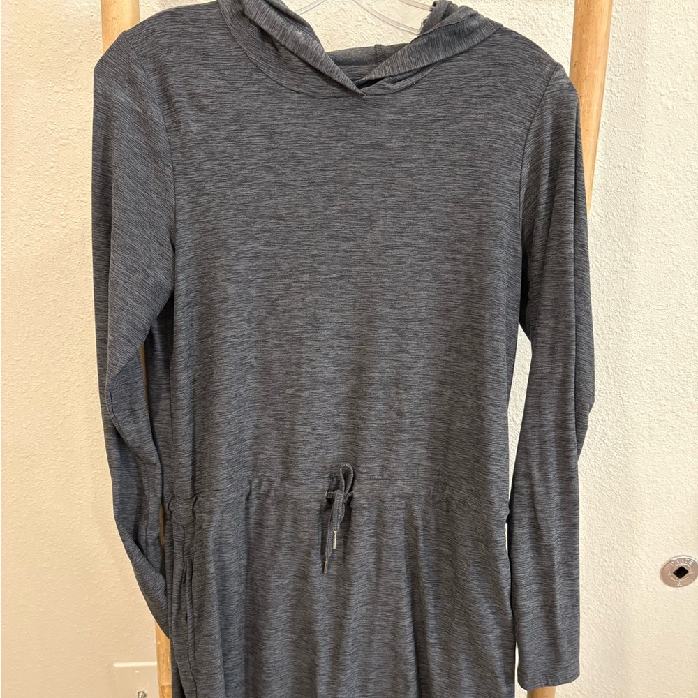 Gray Long Sleeve Dress